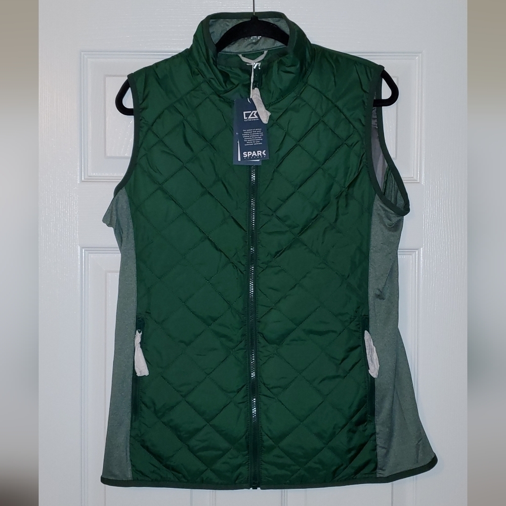 Cutter & Buck Lt Wt Sandpoint Quilted Vest Size Lg